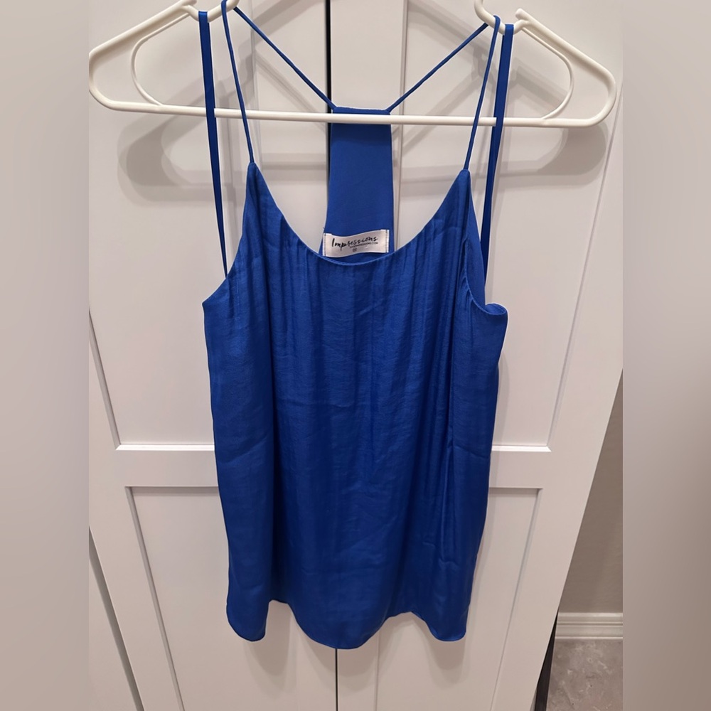Impressions boutique cobalt blue tank.